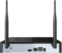 Night Owl - 10 Channel 4 Camera Wire Free 1080p 1TB NVR Security System - White - Alternate Views