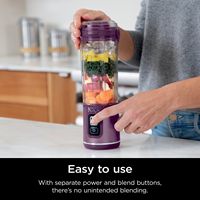 Ninja - Blast 18 oz. Portable Blender - Passion Fruit Purple - Alternate Views