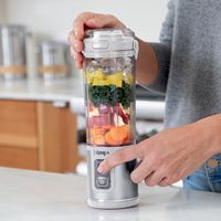 Ninja - Blast 18 oz. Portable Blender - White - Alternate Views