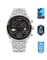 Citizen - CZ Smart 41mm Unisex Stainless Steel Casual Smartwatch with Stainless Steel Bracelet - ... - Alternate Views