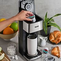 bella PRO - Dual Brew Single Serve Coffee Maker - Stainless Steel - Alternate Views