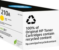 HP - 210A Standard Capacity Toner Cartridge - Yellow - Alternate Views