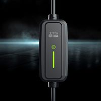 Rexing - J1772 Level 2 NEMA 14-50 Portable Electric Vehicle (EV) Charger - up to 32A - 17' - Black - Alternate Views