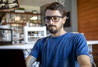 GUNNAR - Intercept  Computer Glasses with Blue Light Reduction , Clear Lenses - Onyx - Alternate Views