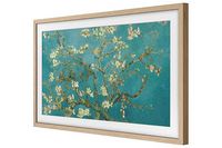 Samsung - 32” The Frame Customizable Bezel - Modern Teak - Alternate Views
