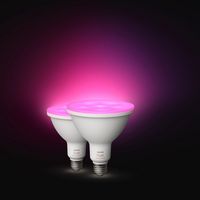 Philips - Hue PAR38 100W Smart LED Bulb (2-Pack) - White and Color Ambiance - Alternate Views