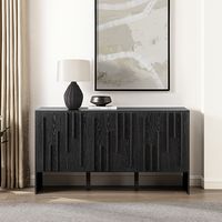 Contemporary Art Deco Vertical Detail Sideboard - Alternate Views