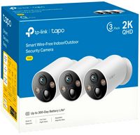 TP-Link - Tapo Wire-Free Indoor/Outdoor Cameras with up to 300 days of Battery Life and Magnetic ... - Alternate Views