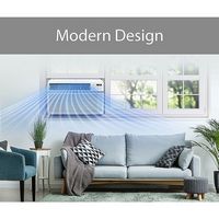 LG - 700 Sq. ft. Window Air Conditioner w/Wifi Controls - White - Alternate Views