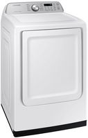 Samsung - 7.4 Cu. Ft. Smart Electric Dryer with Sensor Dry - White - Alternate Views