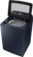 Samsung - 5.4 Cu. Ft. High-Efficiency Smart Top Load Washer with Pet Care Solution - Brushed Navy - Alternate Views