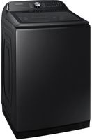 Samsung - 5.4 Cu. Ft. High-Efficiency Smart Top Load Washer with ActiveWave Agitator - Brushed Black - Alternate Views