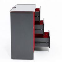 X Rocker - Carbon-Tek Gaming Storage Unit with LED - Black - Alternate Views