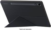 Samsung - Galaxy Tab S9 / S9 FE Smart Book Cover - Black - Alternate Views