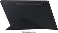 Samsung - Galaxy Tab S10 Ultra/S9 Ultra Smart Book Cover - Black - Alternate Views