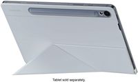 Samsung - Galaxy Tab S9 / S9 FE Smart Book Cover - White - Alternate Views