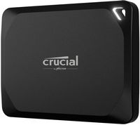Crucial - X10 Pro 1TB USB-C External SSD - Black - Alternate Views