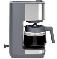 GE - 12 Cup Programmable Coffee Maker with Adjustable Keep Warm Plate and Glass Carafe - Stainles... - Alternate Views