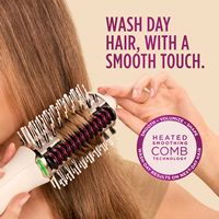 Shark - SmoothStyle Heated Comb and Blow Dryer Brush, Dual Mode, For All Hair Types - Silk - Alternate Views