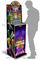 Arcade1Up - Wheel of Fortune Casinocade Deluxe Arcade Game - purple - Alternate Views