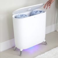 Sharper Image - SpaStudio Towel Warmer, Heated Comfort + Aromatherapy - White - Alternate Views