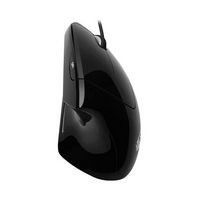 Adesso - iMouse Wired Optical Ergonomic Mouse - Wired - Glossy black - Alternate Views