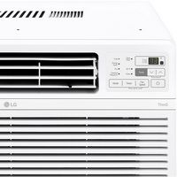 LG - 550 Sq. Ft. 12,000 BTU Smart Window Air Conditioner - White - Alternate Views