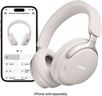 Bose - QuietComfort Ultra Wireless Noise Cancelling Over-the-Ear Headphones - White Smoke - Alternate Views