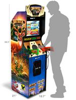Arcade1Up - Big Buck Hunter Pro Deluxe Arcade Machine - Blue - Alternate Views