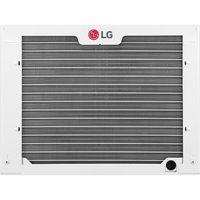 LG - 350 Sq. Ft 7,5000 BTU Window Mounted Air Conditioner with 3,850 BTU Heater - White - Alternate Views