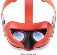 Meta - Quest 3 Facial Interface & Head Strap - Blood Orange - Alternate Views