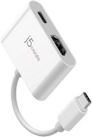 j5create - USB-C to 4K HDMI Adapter - White - Alternate Views