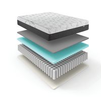 Beautyrest - 12-Inch Medium Hybrid Micro Diamond Memory Foam Mattress in a Box- King - White - Alternate Views