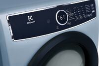 Electrolux - 8.0 Cu. Ft. Electric Dryer with Steam and Instant Refresh - Glacier Blue - Alternate Views