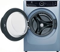Electrolux - 4.5 Cu. Ft. Front Load Washer with Steam and LuxCare Wash - Glacier Blue - Alternate Views