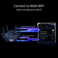 ASUS - BE96U Tri-Band Wifi 7 Router - Black - Alternate Views