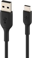 Belkin - BoostCharge USB-C to USB-A Cable 6.6ft - Black - Alternate Views