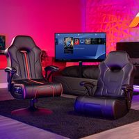 X Rocker - G-Force Audio Floor Rocker Gaming Chair - Black - Alternate Views