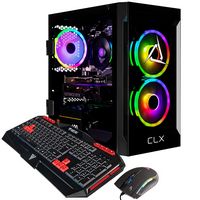 CLX - SET Gaming Desktop - AMD Ryzen 5 5500 - 16GB DDR4 3600 Memory - GeForce RTX 4060 - 1TB NVMe... - Alternate Views