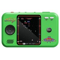 My Arcade - Galaga Pocket Player Pro - Green & Black - Alternate Views