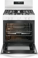 Frigidaire 5.1 Cu. Ft. Freestanding Gas Range with Quick Boil - White - Alternate Views