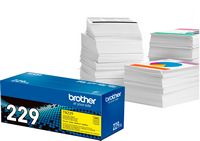 Brother - TN229Y Standard-Yield Toner Cartridge - Yellow - Alternate Views