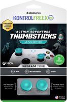 KontrolFreek - Action Lotus Thumbsticks, Xbox - Teal/Clear - Alternate Views