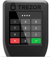 Trezor - Model T - Advanced Crypto Hardware Wallet with LCD Touch Screen - Black - Alternate Views