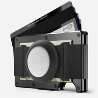 The Ridge Wallet - Airtag Cash Strap - Black - Alternate Views