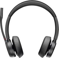 Poly - Voyager 4320 Wireless Noise Cancelling Stereo Headset with mic - Black - Alternate Views