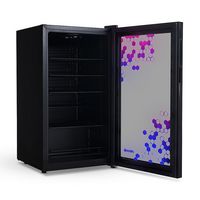 NewAir - Spectrum 126-Can Freestanding Beverage Cooler with HexaColor Pattern - Black - Alternate Views