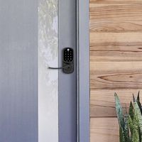 Yale - Assure Lock - Smart Lock Wi-Fi Lever with Touchscreen Keypad | Key Access - Black Suede - Alternate Views