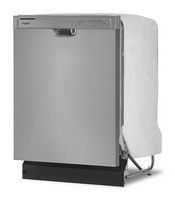 Whirlpool - Front Control Built-In Dishwasher with Boost Cycle and 57 dBa - Stainless Steel - Alternate Views