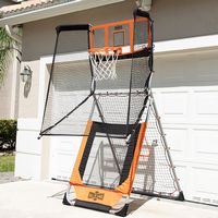 Hall of Games - Outdoor 2-in-1 Basketball and Baseball Pitchback Training Game - Alternate Views